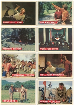 1956 Topps "Davy Crockett" Orange and Green Complete Sets (2 Different) 